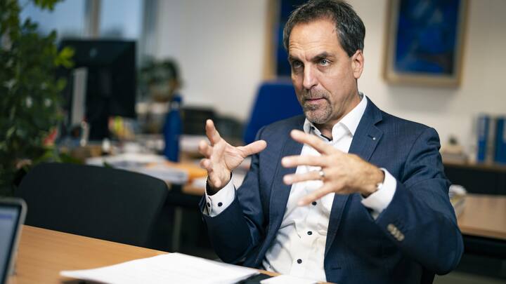 <p>Bernhard Emch, Chef des Familienunternehmens Emch Aufzüge.</p>