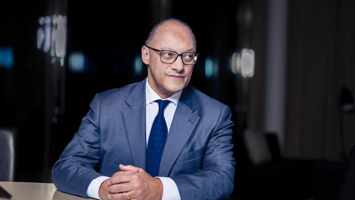 <p>Foto: Thomas Meier. Zürich, 27.11.25. Andreas Berger, CEO Swiss RE für HZ</p>