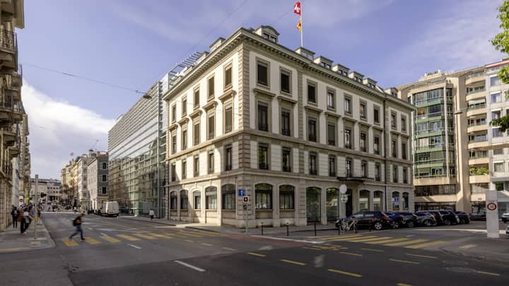 <p>Das alte Hauptgebäude in Genf.</p>