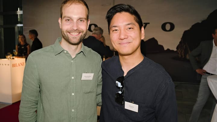 Von links: Florian Hirschbühl, Publicis Media; Jeffrey Cao, Lenovo