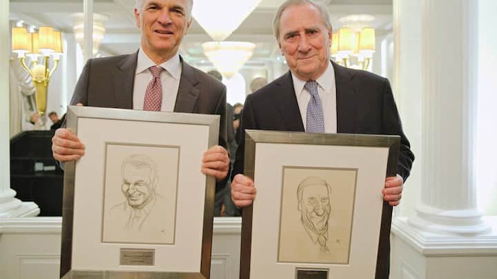 Die Business Legends 2025: Sergio Ermotti und Walter Frey.