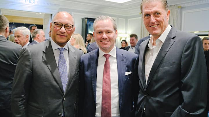 Andreas Berger; Daniel Kessler; Gustav Baldinger.