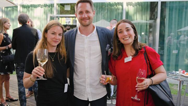 Von links: Mirjam Tschachtli, Livesystems; Thierry Hansen, Ringier; Jessica Oreiro, Swiss1