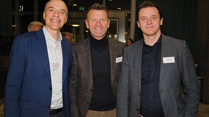 Stefano Santinelli, Swisscom Directories AG; Philipp Wetzel, Amag; Carsten Jochem, Cornèr Bank.