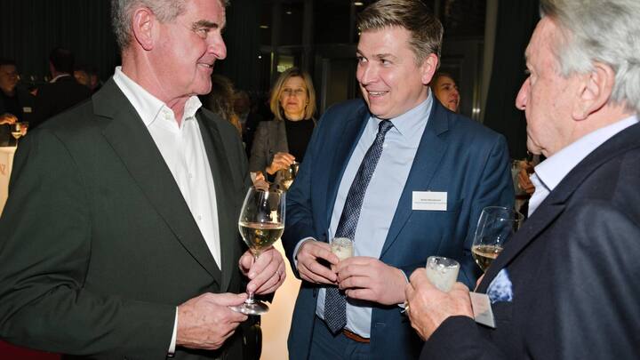 Peter Spuhler, Stadler Rail; Stefan Mieczkowski, Deutsche Zentrale für Tourismus; Ernst Tanner, Lindt & Sprüngli.