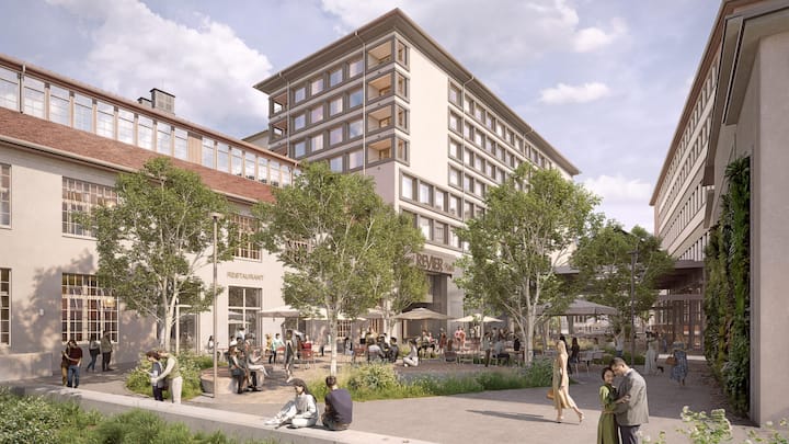 Das Revier Hotel Rheinfall wird über 378 Betten verfügen.