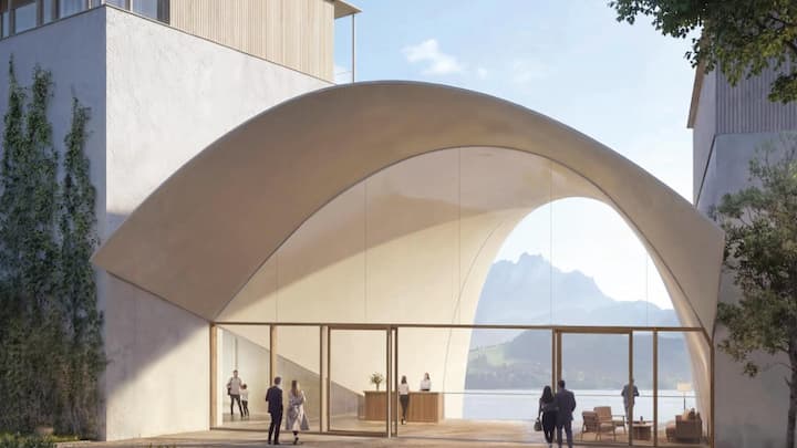 Das Luzerner Traditionshotel wird für über 100 Millionen Franken umgebaut.