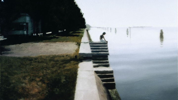 <p>«Venedig (Treppe)», 1985, 51,4 × 71,8 cm, Öl auf Leinwand. Das Bild hängt sonst im Art Institute of Chicago.</p>