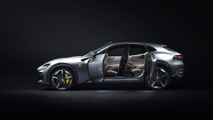 <p>Der Ferrari Purosangue hat vier Türen. Dank des bärenstarken 12-Zylindermotors ist der Wagen aber ein Sportwagen. </p>