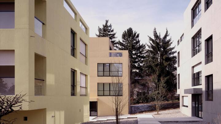 Drei Wohnhäuser an der ­Susenbergstrasse in Zürich.