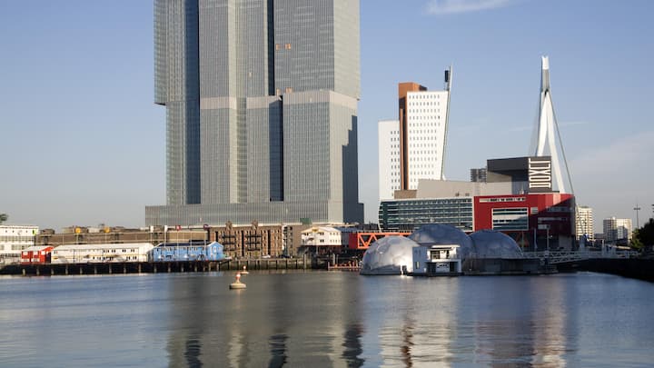 De Rotterdam building at Wilhelminapier, Rotterdam, Netherlands