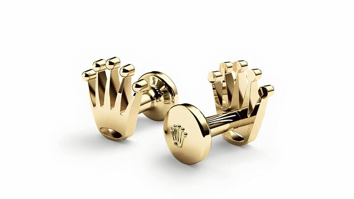 Erste Accessoires: Von Rolex gab es bislang nur Uhren. Neu gibt es Manschettenknöpfe aus Gold. 5800 Fr.
