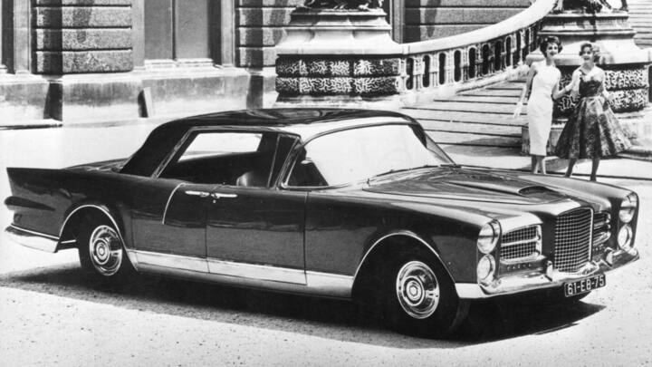 Die einstige Auto-Starmarke Facel Vega (im Bild der Excellence EX1 von 1958) ist Namenspatin der Uhrenmarke Depancel ...