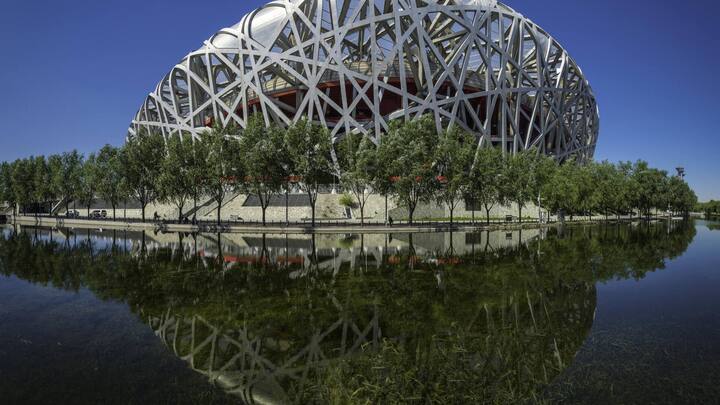 Das Nest Das Nationalstadion in Peking wurde 2008 für die Olympischen Sommerspiele erbaut.