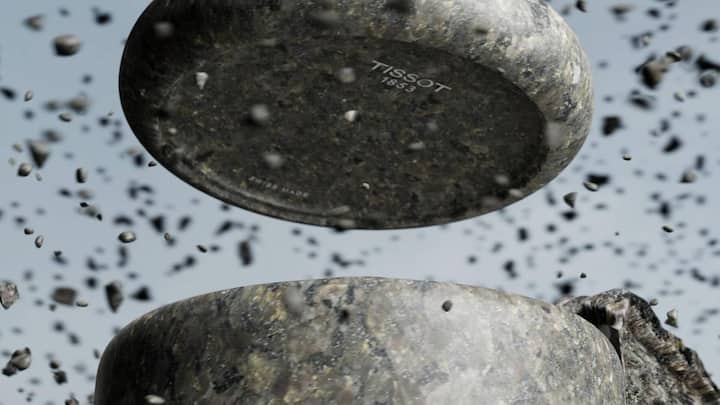 So wirbt Tissot für die Neuauflage der RockWatch.