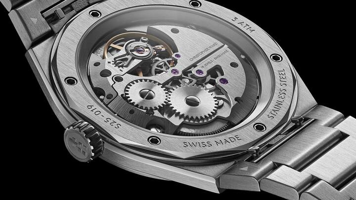 Im Innern befindet sich ein Sellita SW210-1b.