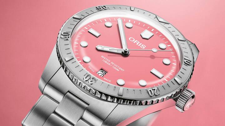 Oris Divers Sixty Five Cotton Candy 2350 Franken