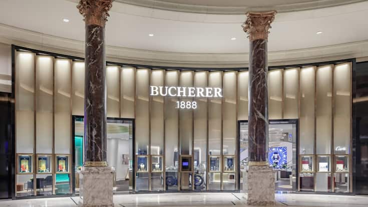 Bucherer Reopens Biggest Luxury Watch & Fine Jewelry Store In America In The Forum Shops At Caesars, Las Vegas
