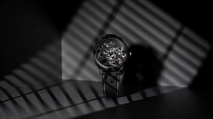 Maurice Lacrois Skeleton Label Noir