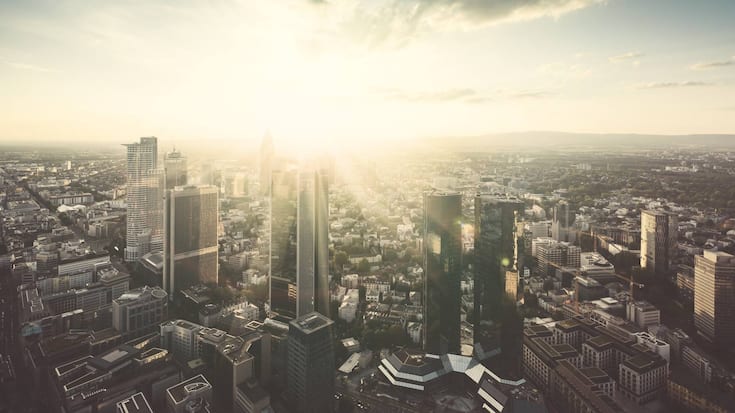 Frankfurt am Main Skyline Wolkenkratzer