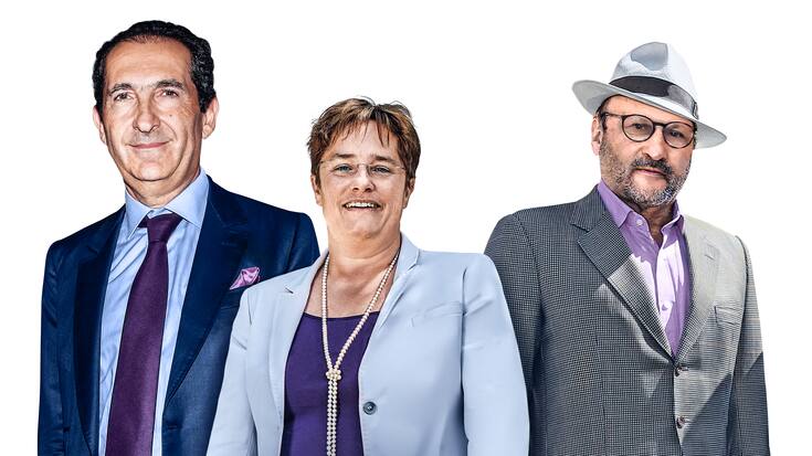 300 Reichste Aufsteiger: PAtrick Drahie Madgalena Martollo Blocher Gerard Wertheimer