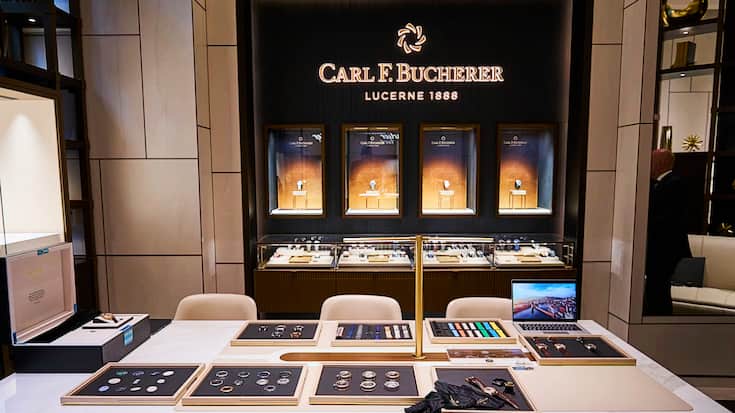 Ein Bild, das bald der Vergangenheit angehört: Verkaufsstelle der Uhrenmarke Carl F. Bucherer.