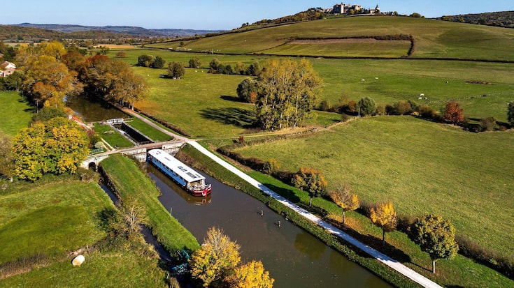 Flussreise Schiff Reine Pédauque Burgund