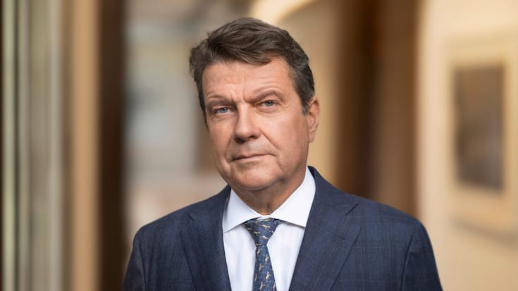 Der Präsident:Colm KelleherDer Ire setzte den Deal für die UBS durch und fixiert die Leitplanken: «Wir stehen 800 Meter vor dem Vier­tausender-Gipfel.»