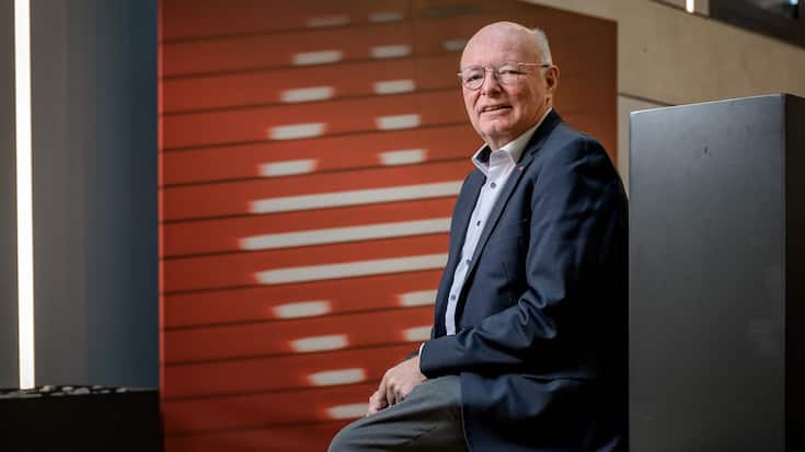 Portrait von Vincent Ducrot, CEO SBB, fotografiert am 21. September 2022 in Bern. (KEYSTONE/Remo Naegeli)