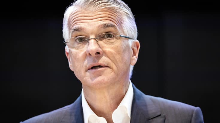 Sergio P. Ermotti, Group Chief Executive Officer of Swiss bank UBS speaks during a delegates' meeting of the FDP party of the Canton of Zurich on Tuesday April 8, 2025 in Zurich, Switzerland. (KEYSTONE/Michael Buholzer)..