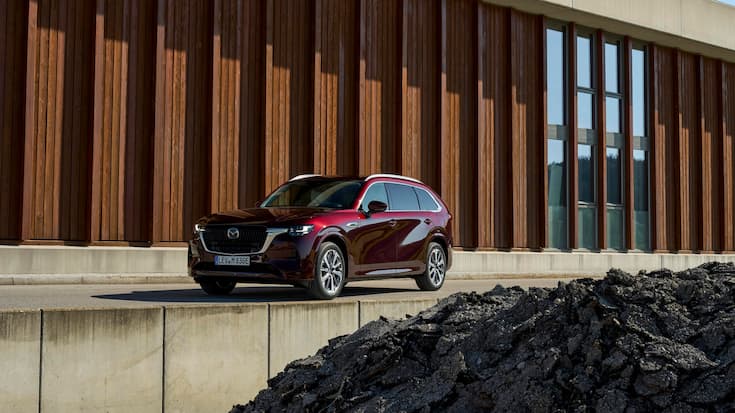 Beim Mazda CX-80 Eleganz trifft auf Robustheit.