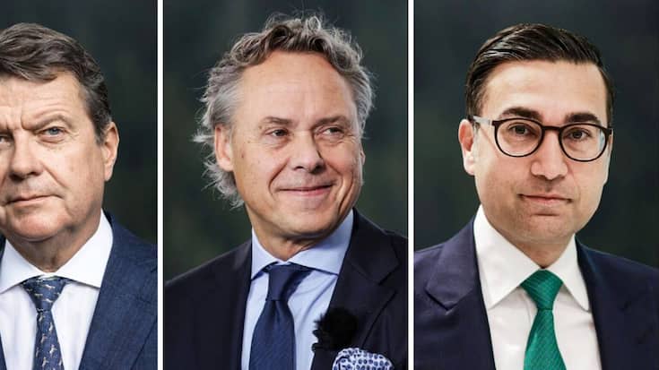 UBS VR-Präsident Colm Kelleher, CEO Ralph Hamers, Wealth-Management-Chef Iqbal Khan (v.l.).