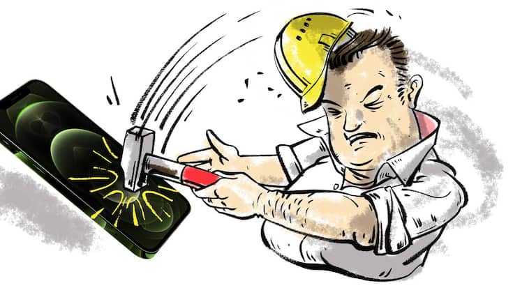 Kowalskys Crashtest iPhone 12 Pro