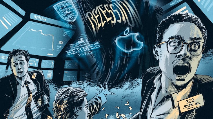 Illustration zur Rezession