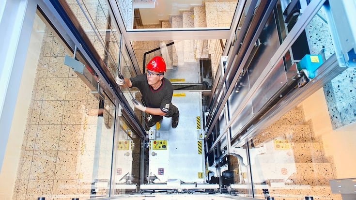 Liftschacht Schindler