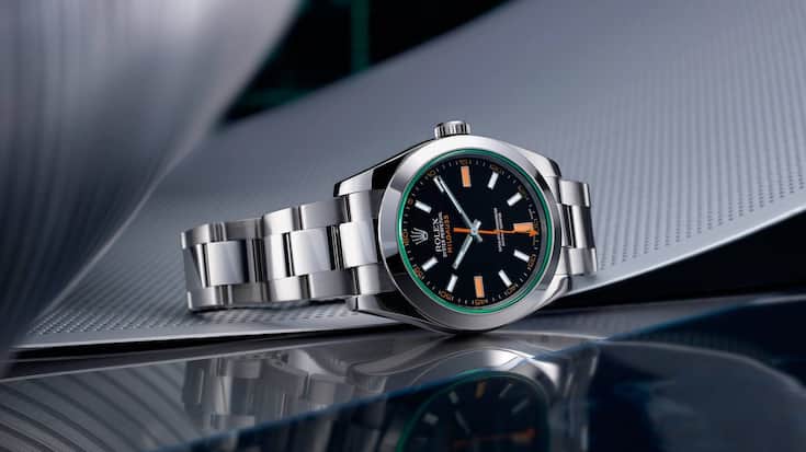 Rolex Milgauss mit schwarzem Zifferblatt
