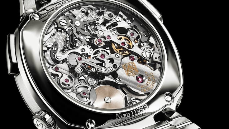 Agenhor-Werk in einer Moser-Uhr.