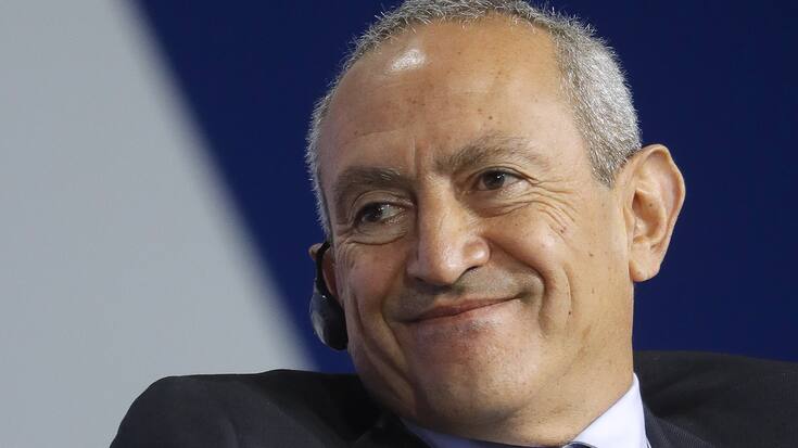 MOSCOW, RUSSIA - OCTOBER 24, 2017: OCI N.V  Chief Executive Officer Nassef Sawiris at a plenary session of the 9th VTB Capital Russia Calling! annual investment forum. Mikhail Metzel/TASS (Photo by Mikhail Metzel\TASS via Getty Images)