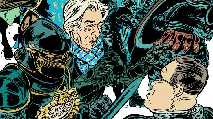 Kampf um die Geldherrschaft: Christine Lagarde Thomas Jordan