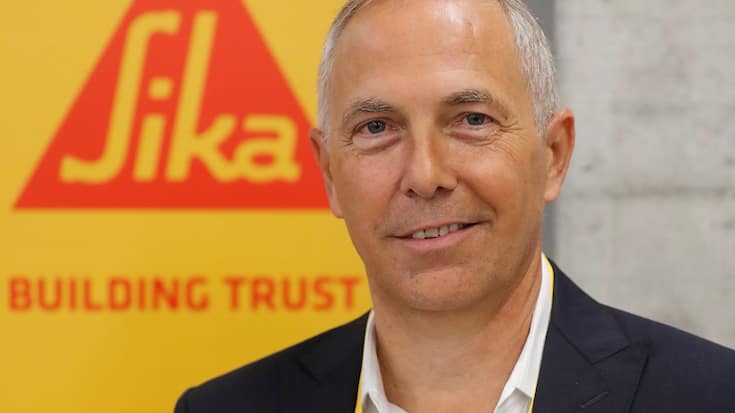 Chief Executive Thomas Hasler of Swiss chemical group Sika 