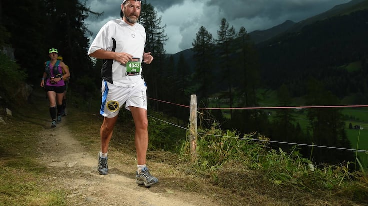 Fleurop-Schweiz-Chef Jörg Beer beim Swissalpine in Davos