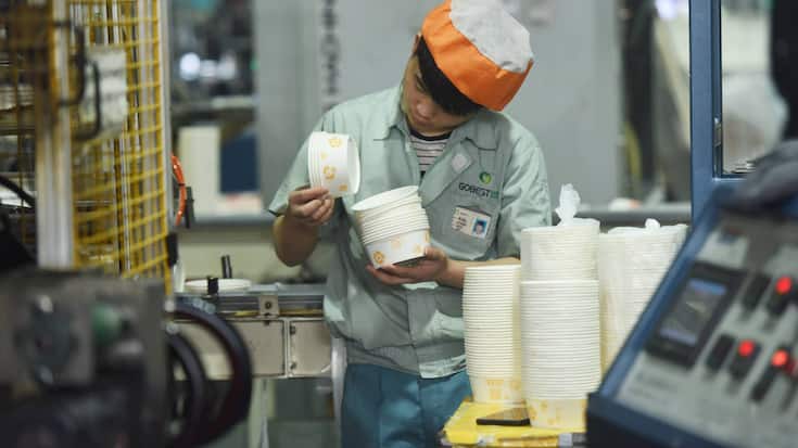 China Industrie Arbeiter
