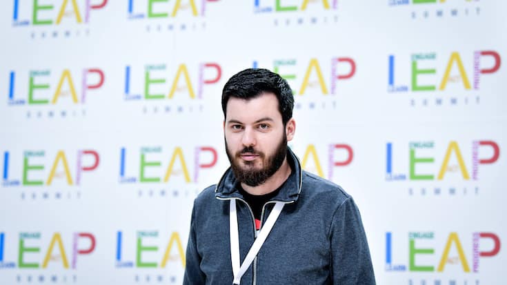 Mate Rimac conference - Zagreb, Croatia 17.03.2018., Zagreb, Croatia - Mate Rimac, founder and CEO of Rimac Automobili, as speaker on LEAP Summit, a 3 day conference, which gathers more than 2000 changemakers from more than 30 countries who are leaders in their respective communities. PUBLICATIONxINxGERxSUIxAUTxHUNxONLY SandraxSimunovic/PIXSELL  