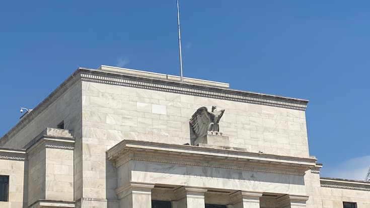 Gebäude der US-Notenbank Federal Reserve in Washington, USA.