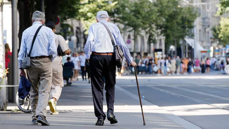 Senioren in der Zürcher Bahnhofstrasse.