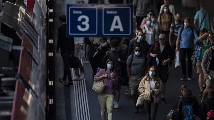 SCHWEIZ CORONAVIRUS VERKEHR SCHUTZMASKENPFLICHT