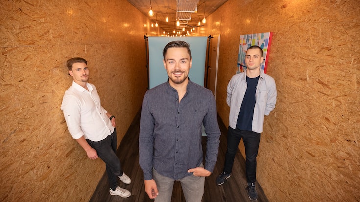 Von links nach rechts: Ben Simon, Joel Roos, Caspar Leuzinger