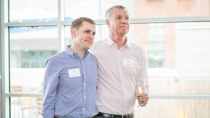 Unternehmer und Multimillionär Tim Gill (rechts) mit Scott Miller: Kämpfen für LGBTQ-Rechte.