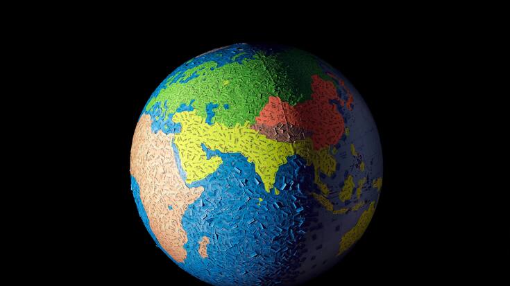 Globus und Zahlen - Lukas Lienhard