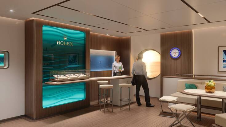 Rolex-Boutique auf Explora I